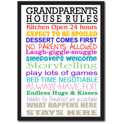 Grandparents Rules Print