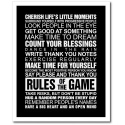 Rules of the Game Print